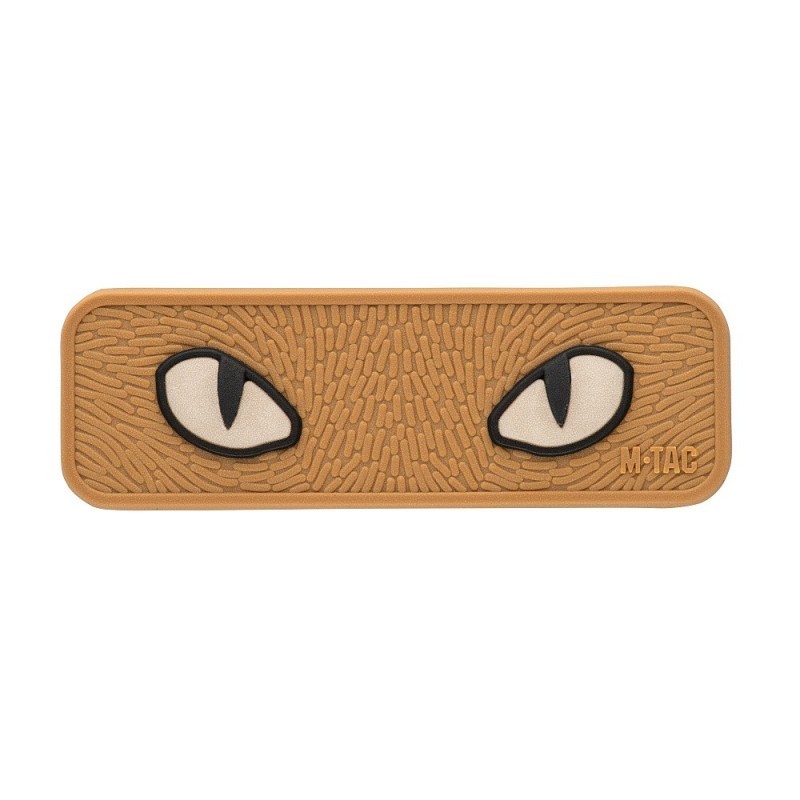 Nášivka M-Tac Cat Eyes 3D - coyote Nášivka M-Tac Cat Eyes 3D - coyote