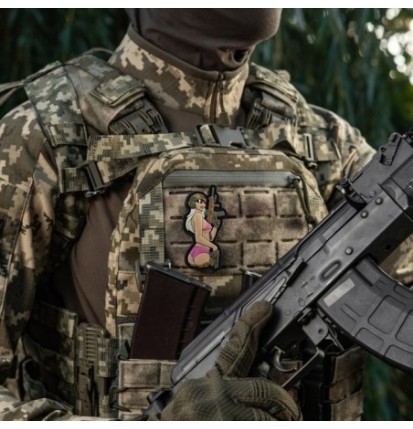 Nášivka M-Tac Tactical Girl Tatoo 3 - farebná