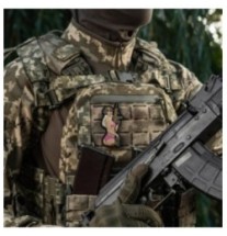 Nášivka M-Tac Tactical Girl Tatoo 3 - farebná