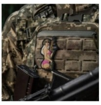 Nášivka M-Tac Tactical Girl Tatoo 3 - farebná
