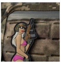 Nášivka M-Tac Tactical Girl Tatoo 3 - farebná