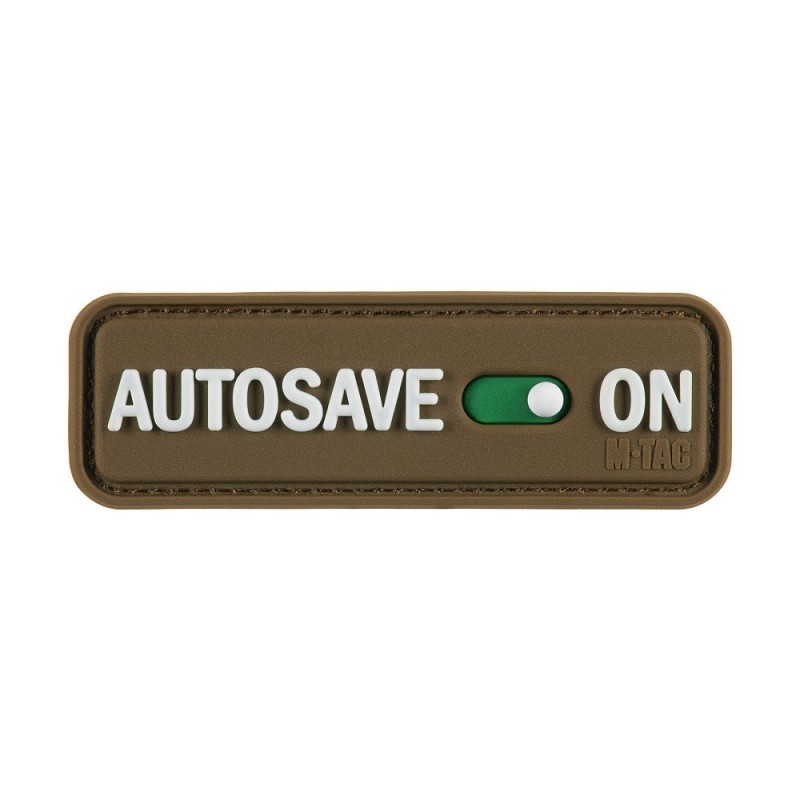Nášivka M-Tac Autosave - coyote Nášivka M-Tac Autosave - coyote