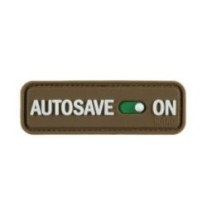 Nášivka M-Tac Autosave - coyote