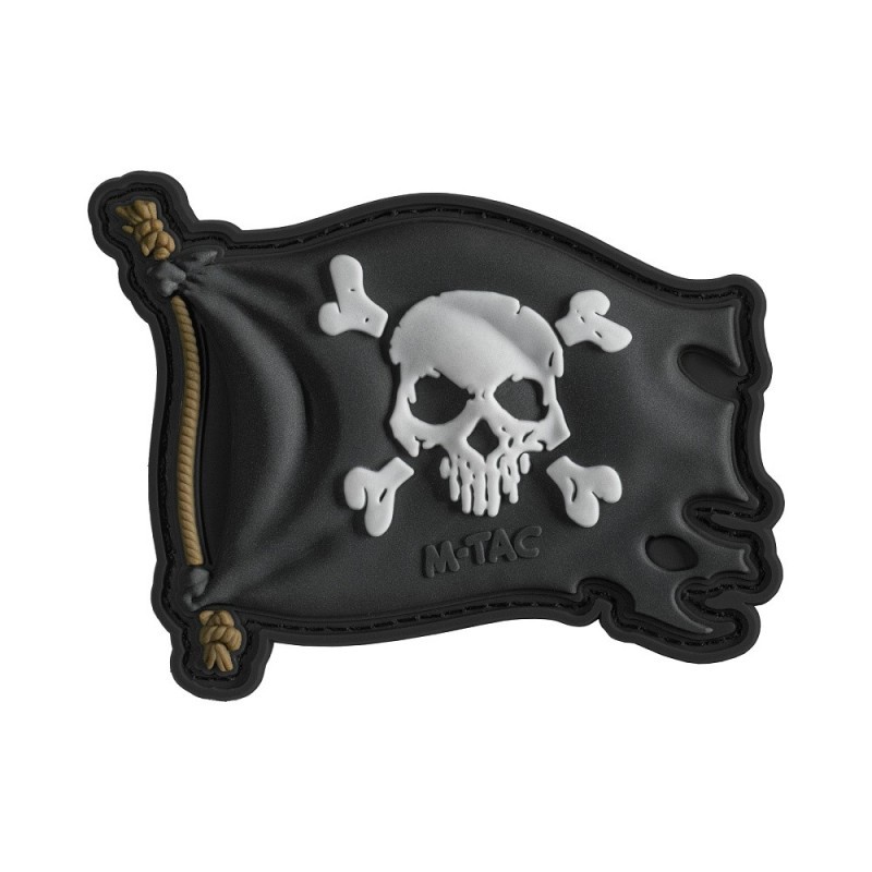 Nášivka M-Tac Jolly Roger - čierna-farebná Nášivka M-Tac Jolly Roger - čierna-farebná