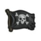 Nášivka M-Tac Jolly Roger - čierna-farebná Nášivka M-Tac Jolly Roger - čierna-farebná
