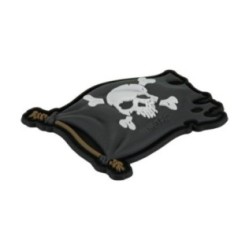 Nášivka M-Tac Jolly Roger - čierna-farebná