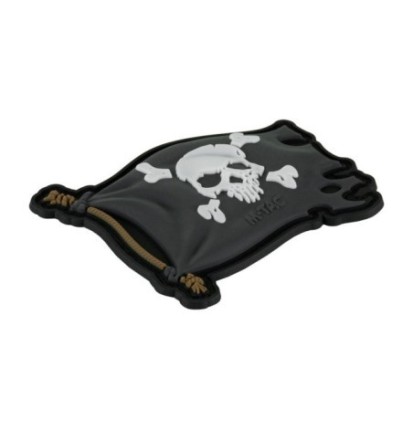 Nášivka M-Tac Jolly Roger - čierna-farebná