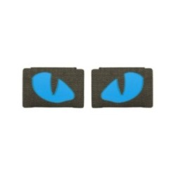 Nášivka M-Tac Tiger Eyes Laser Cut 2 ks - olivová-modrá