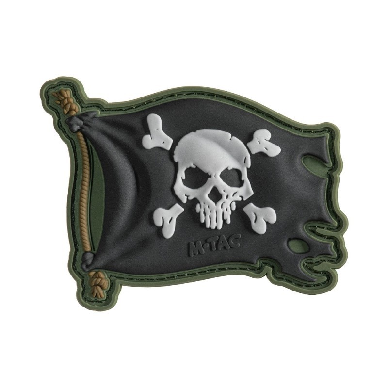 Nášivka M-Tac Jolly Roger - čierna-olivová Nášivka M-Tac Jolly Roger - čierna-olivová