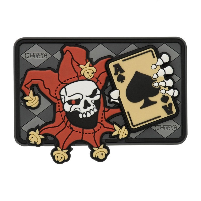 Nášivka M-Tac Joker Skull 3D - farebná Nášivka M-Tac Joker Skull 3D - farebná
