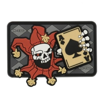 Nášivka M-Tac Joker Skull 3D - farebná