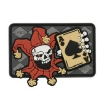 Nášivka M-Tac Joker Skull 3D - farebná