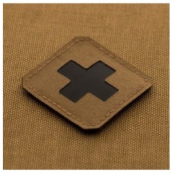 Nášivka M-Tac Medic Cross Laser Cut - coyote-čierna
