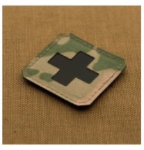 Nášivka M-Tac Medic Cross Laser Cut - multicam-čierna