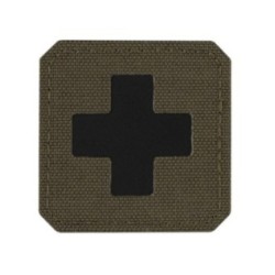 Nášivka M-Tac Medic Cross Laser Cut - olivová-čierna