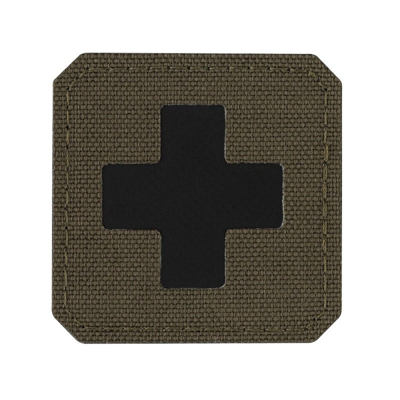 Nášivka M-Tac Medic Cross Laser Cut - olivová-čierna Nášivka M-Tac Medic Cross Laser Cut - olivová-čierna
