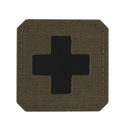Nášivka M-Tac Medic Cross Laser Cut - olivová-čierna