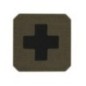 Nášivka M-Tac Medic Cross Laser Cut - olivová-čierna Nášivka M-Tac Medic Cross Laser Cut - olivová-čierna