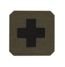 Nášivka M-Tac Medic Cross Laser Cut - olivová-čierna