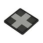 Nášivka M-Tac Medic Cross Square - čierna-sivá Nášivka M-Tac Medic Cross Square - čierna-sivá
