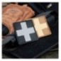 Nášivka M-Tac Medic Cross Square - čierna-sivá Nášivka M-Tac Medic Cross Square - čierna-sivá