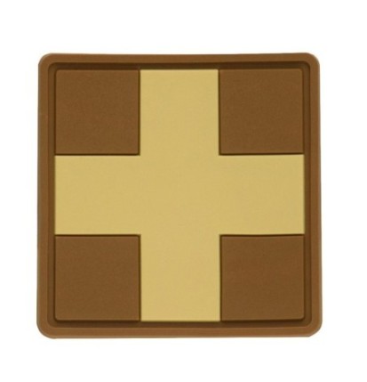 Nášivka M-Tac Medic Cross Square - coyote-desert