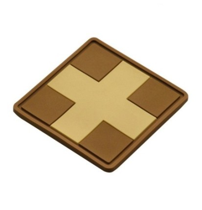 Nášivka M-Tac Medic Cross Square - coyote-desert