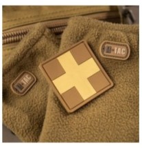 Nášivka M-Tac Medic Cross Square - coyote-desert