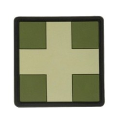 Nášivka M-Tac Medic Cross Square - olivová-desert