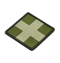 Nášivka M-Tac Medic Cross Square - olivová-desert