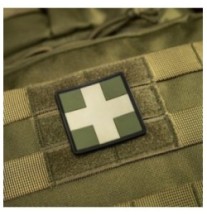 Nášivka M-Tac Medic Cross Square - olivová-desert