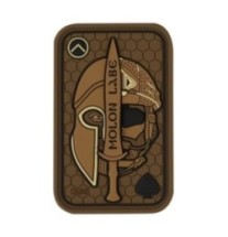 Nášivka M-Tac Molon Labe Ace 3D - coyote