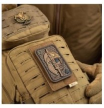 Nášivka M-Tac Molon Labe Ace 3D - coyote