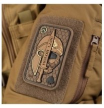 Nášivka M-Tac Molon Labe Ace 3D - coyote