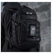 Nášivka M-Tac Molon Labe Ace 3D - sivá