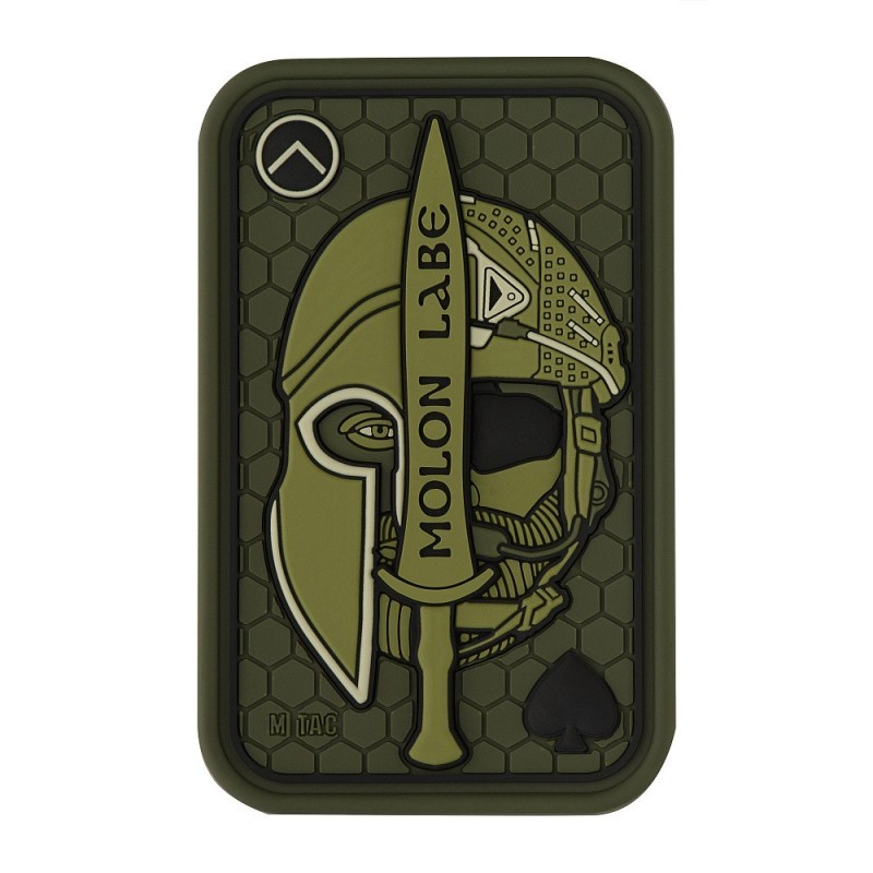 Nášivka M-Tac Molon Labe Ace 3D - olivová Nášivka M-Tac Molon Labe Ace 3D - olivová