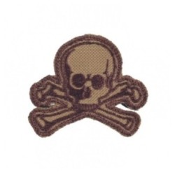 Nášivka textilná M-Tac Old Skull - coyote-hnedá
