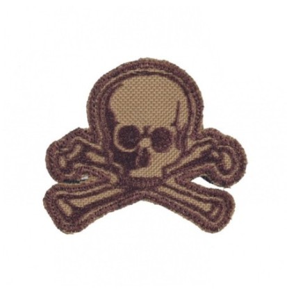 Nášivka textilná M-Tac Old Skull - coyote-hnedá