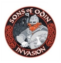 Nášivka M-Tac Sons of Odin 3D - červená-čierna