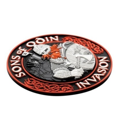 Nášivka M-Tac Sons of Odin 3D - červená-čierna