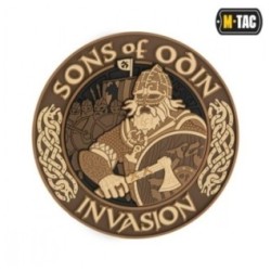 Nášivka M-Tac Sons of Odin 3D - hnedá-desert