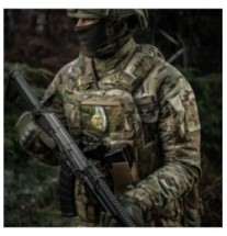 Nášivka M-Tac M67 3D 3 - coyote-strieborná