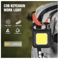 LED svietidlo na batériu E-Smarter 500 lm - čierna