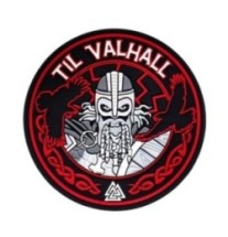 Nášivka M-Tac Til Valhall 3D - červená-čierna
