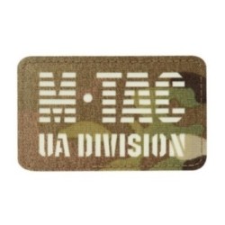 Nášivka M-Tac UA Division Laser Cut Glow - multicam