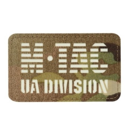 Nášivka M-Tac UA Division Laser Cut Glow - multicam