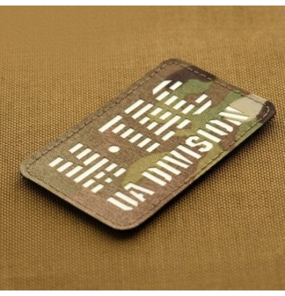 Nášivka M-Tac UA Division Laser Cut Glow - multicam