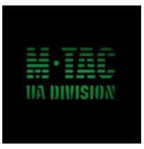 Nášivka M-Tac UA Division Laser Cut Glow - multicam