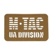 Nášivka M-Tac UA Division Laser Cut - coyote