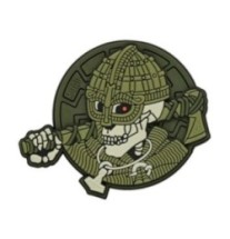 Nášivka M-Tac Undead Viking 3D - olivová